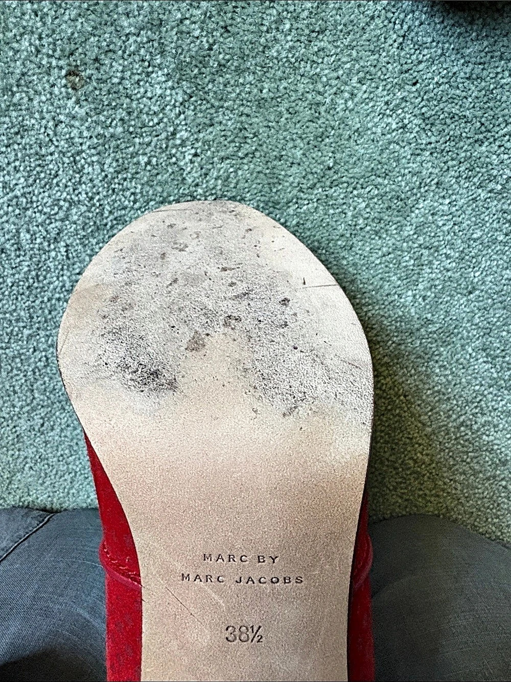 Marc by Marc Jacobs Red Ankle Boots EU 38.5 - Picture 4 of 4